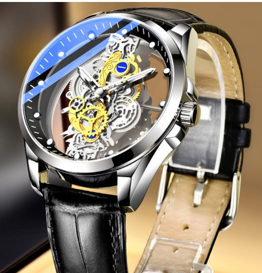 Luxury Gold Skeleton Watch For Men