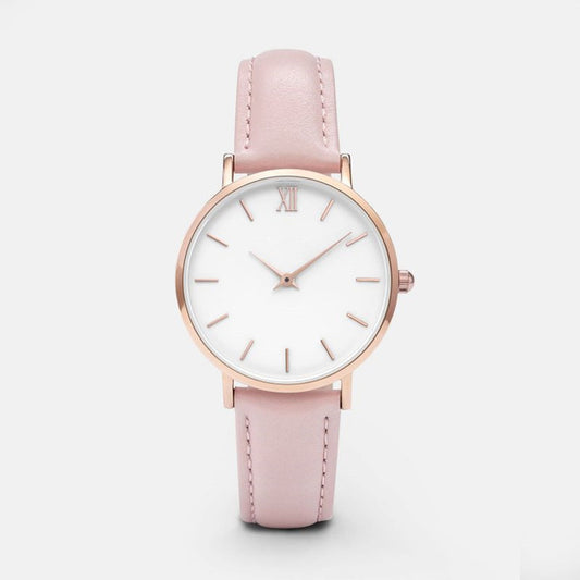Women's fashion Leather Quartz Watch