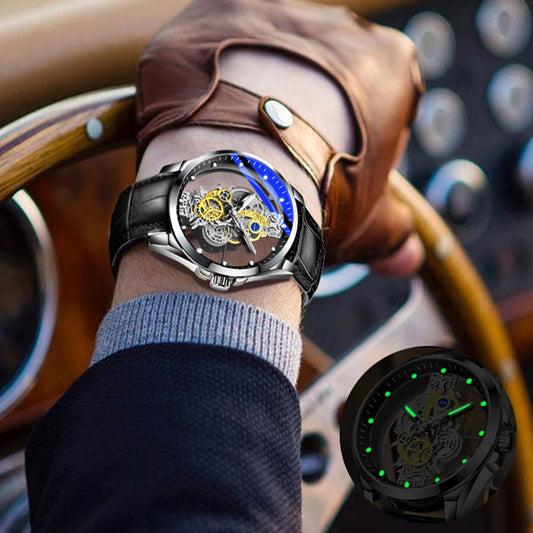 Luxury Gold Skeleton Watch For Men